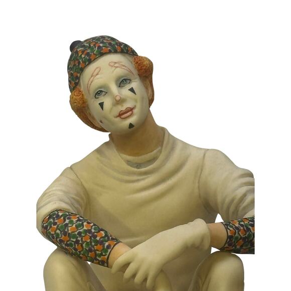 Schmid 'Reprise' Porcelain Clown Figurine Ben Black Signed Limited Ed 693/2500 - Picture 2 of 10